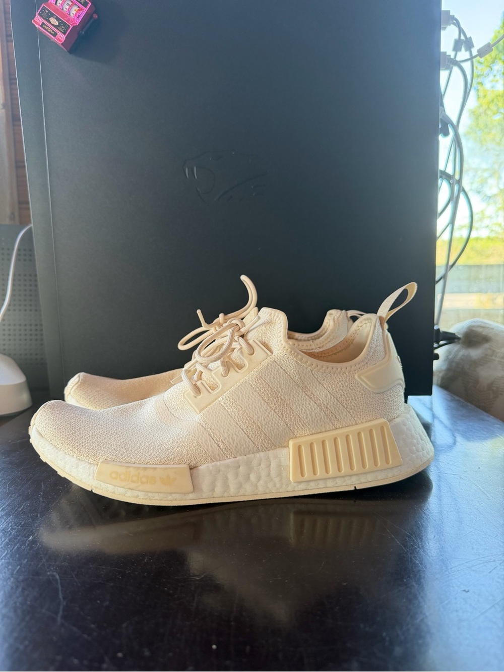 adidas NMD R1 Cream Knit Sneakers